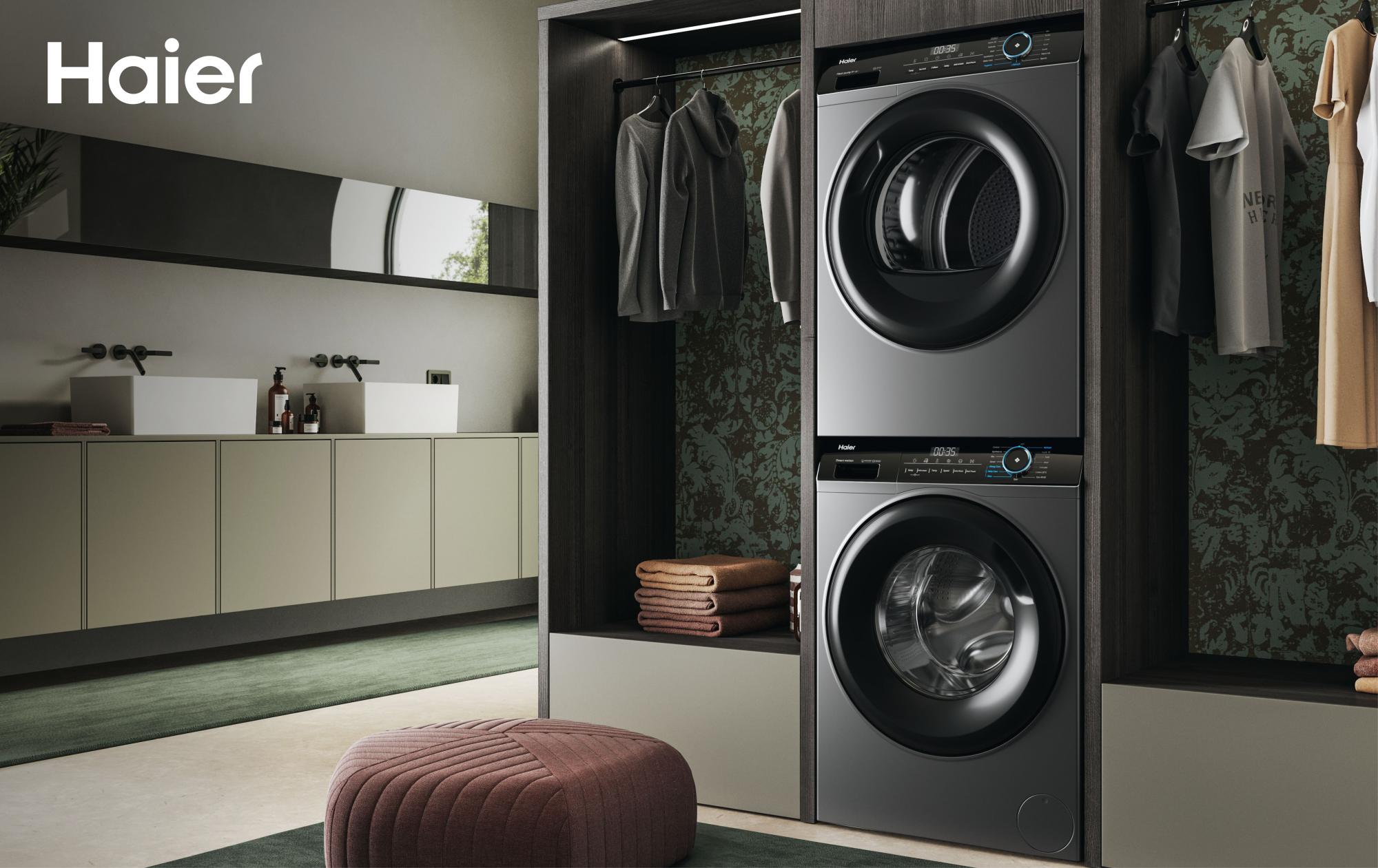 Пральна та сушильна машини Haier I-Pro 3: дизайн з антрацитовим кольором та сучасні технології